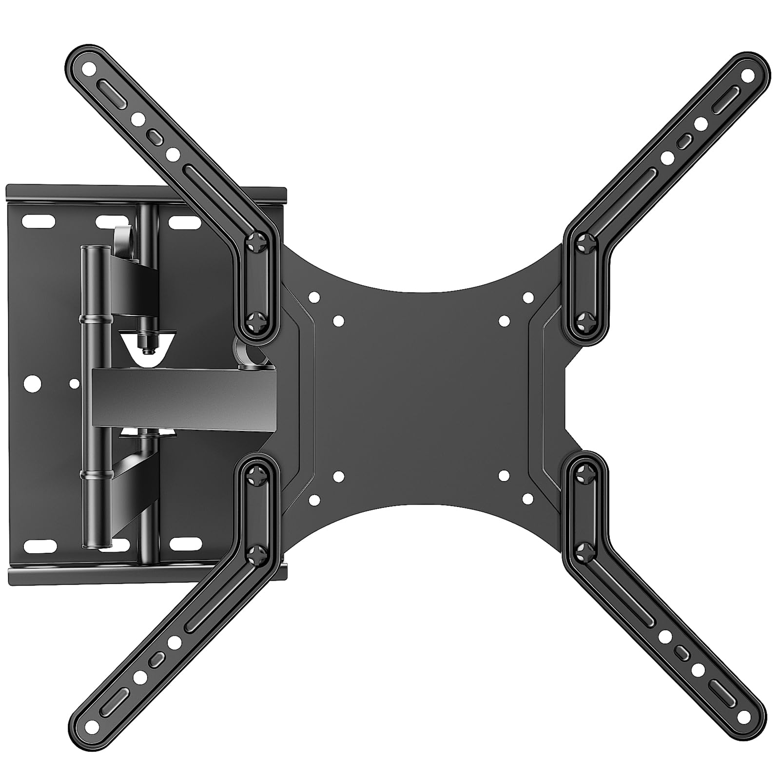 Support Mural TV 23-55 Pouces Jusqu'à 45KG | Support TV Mural Orientable Inclinable et Orientable, VESA 400x400