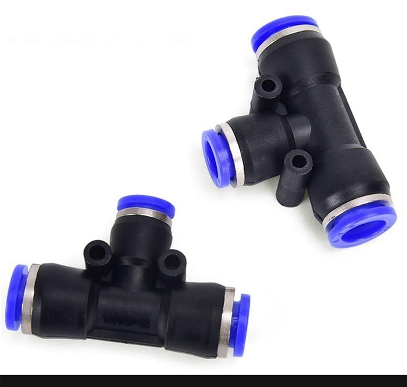 Conector en T para manguera de aire de 3 vías pack de 10 unidades adaptadores rápidos neumáticos