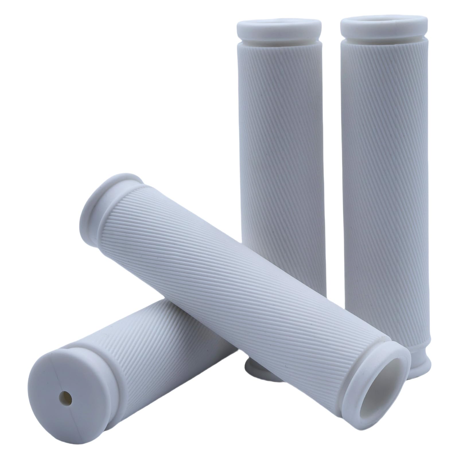 TIKBRO Bike Handlebar Grips 2 Pairs Comfortable Anti-Slip Rubber Mountain Bicycle Handle Grips for MTB BMX