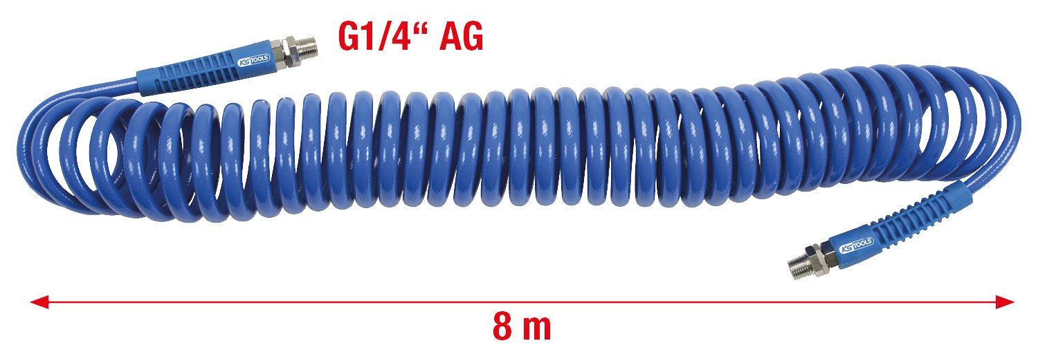 KS Tools 515.3330 Rallonge d'air spiralée 6 mm