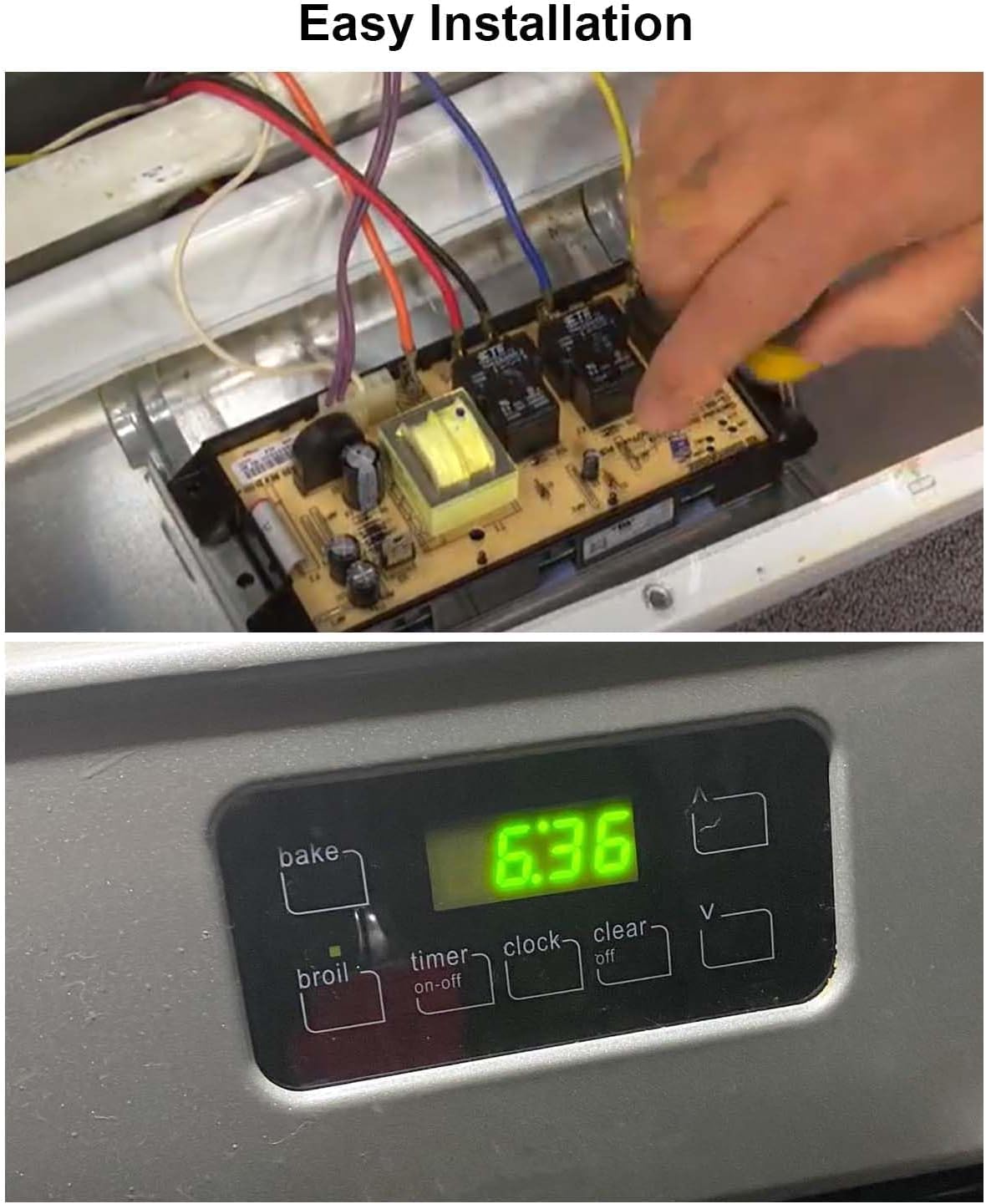 316455420 Range Oven Control Board Compatible with Frigidaire Electrolux Crosley Kenmore Tappan White-Westinghouse Include Overlay