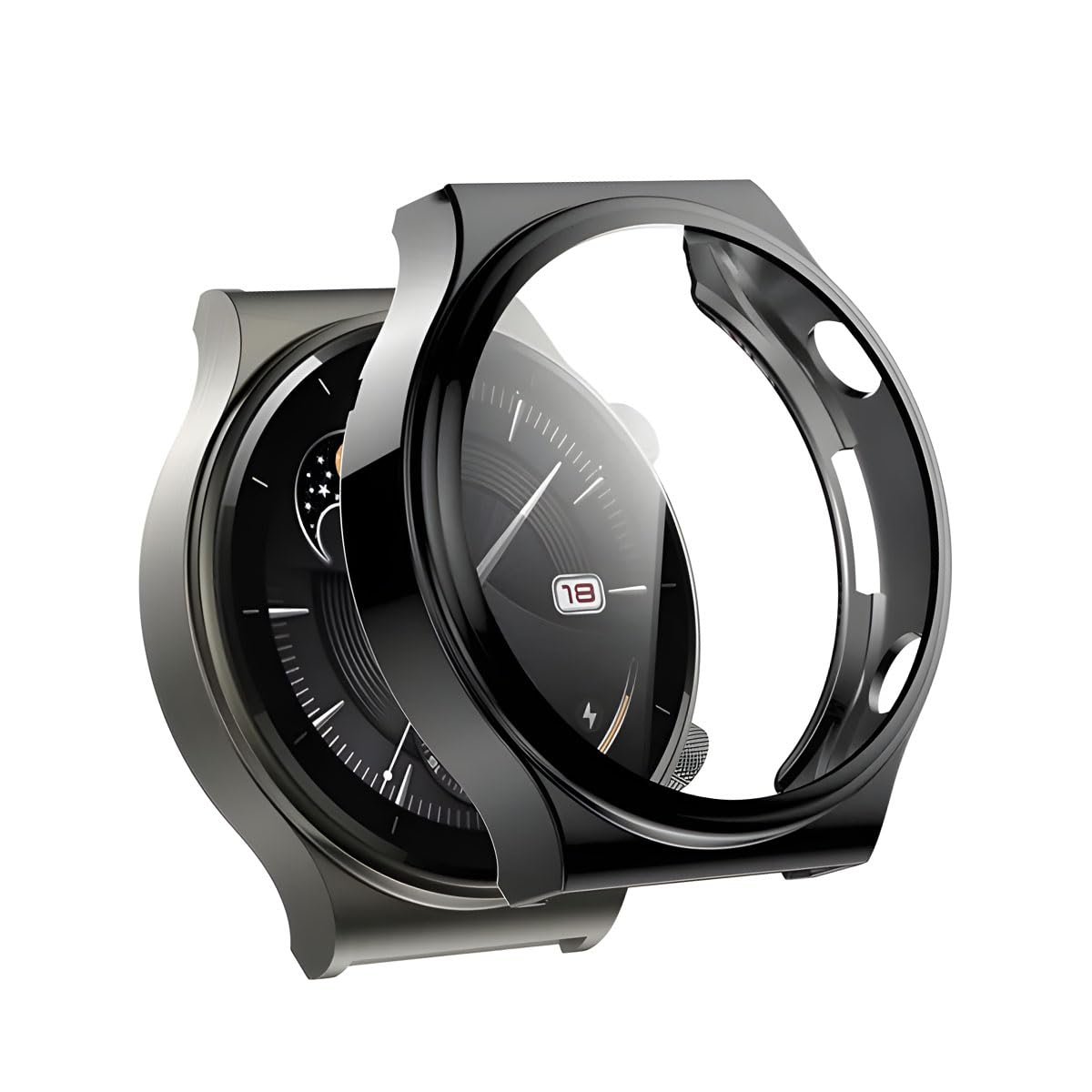 KACA Soft TPU Front Protection Case Cover for Huawei Watch GT 2 Pro Smart Watch (Black) (B0C7C88LJ8) Amazon Price History, Amazon Price Tracker