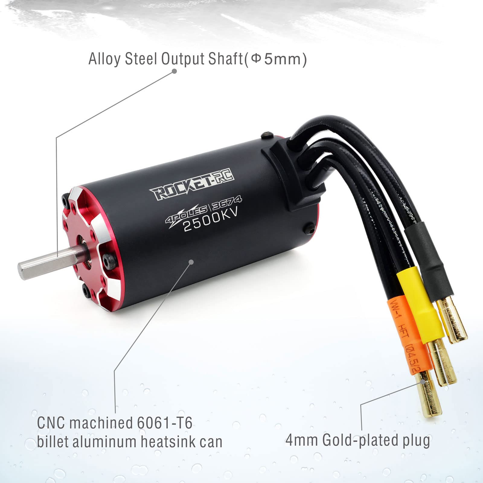 Moteur Brushless SSS MOTOR 3674 – 2075KV, Pour Modèle RC, Testé Et Fonctionne
