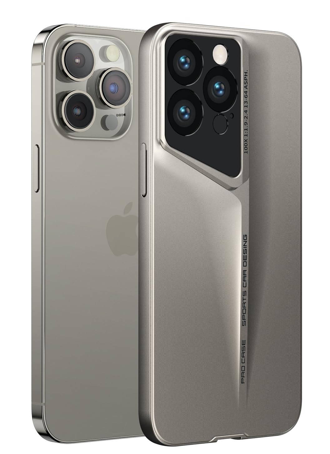 BOUNCEBACK Blade Series Slim Hard Back Case/Cover for iPhone 13 Pro Max - (Titanium | Polycarbonate) (B0D9QXNP47) Amazon Price History, Amazon Price Tracker
