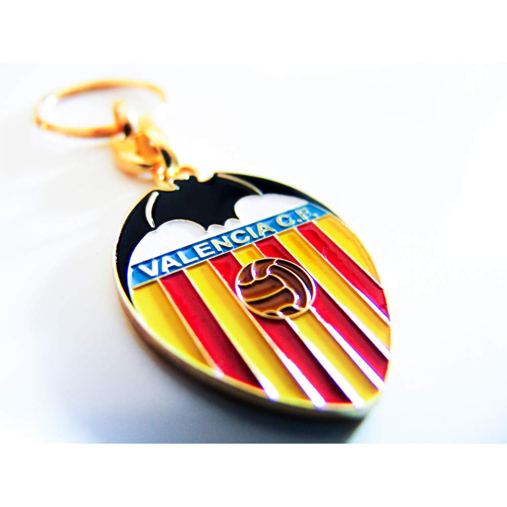 Official VALENCIA CF crest shape metal keyring