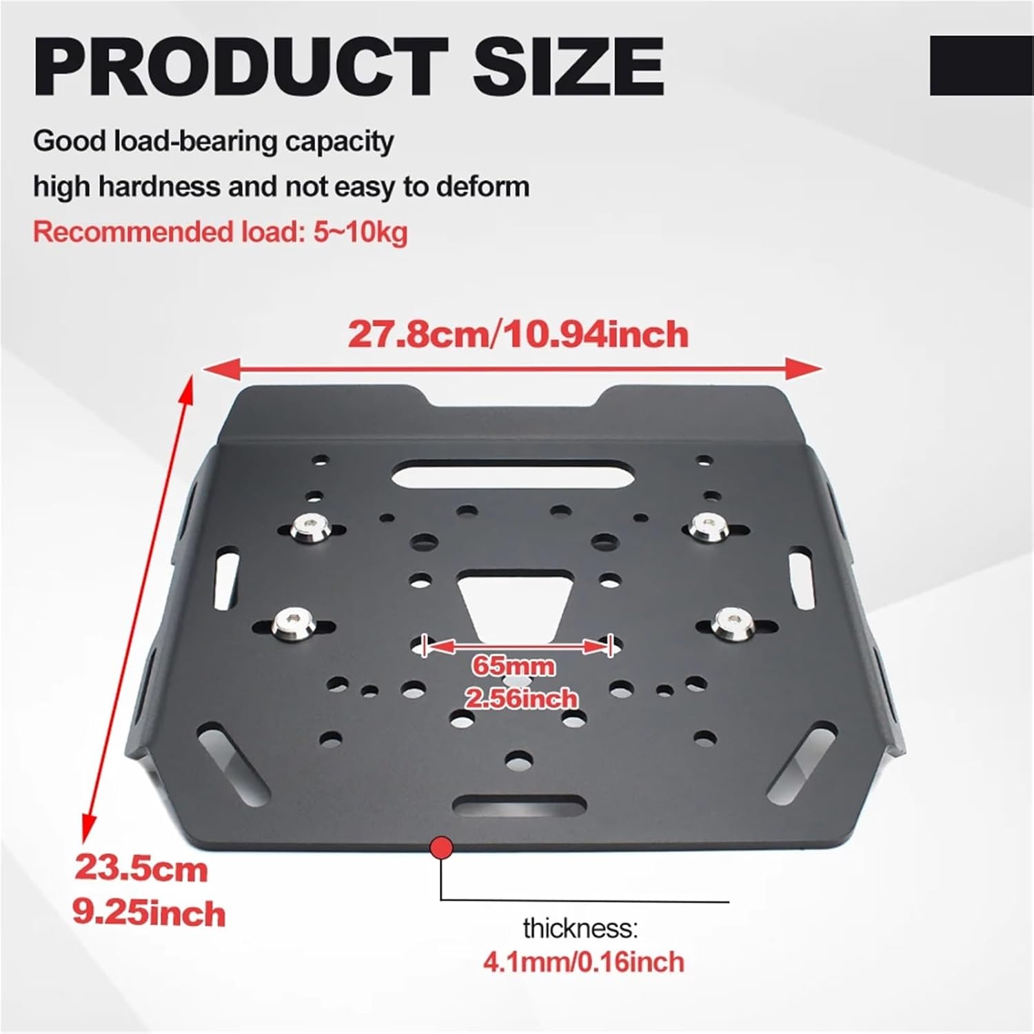 Replacement for Kawasaki Z125 / Pro 2016 2017 2018 2019-2025 Motorcycle Rear Luggage Rack Carrier Case Top Box Support Holder Bracket