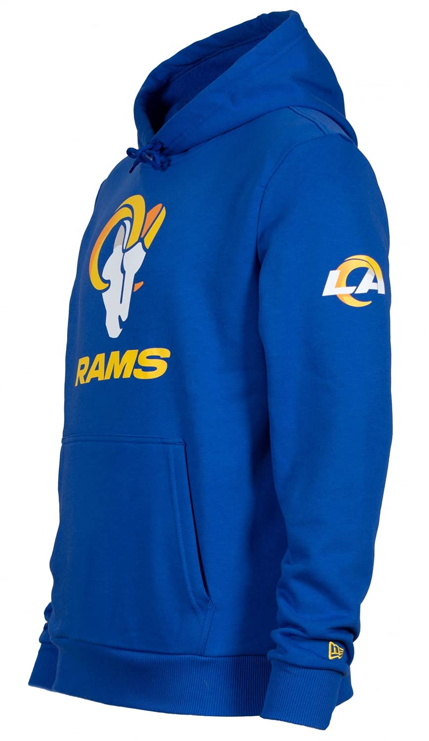 New Era - NFL Los Angeles Rams Team Logo and Name Hoodie - Rams Blue Coloris Rams Bleu