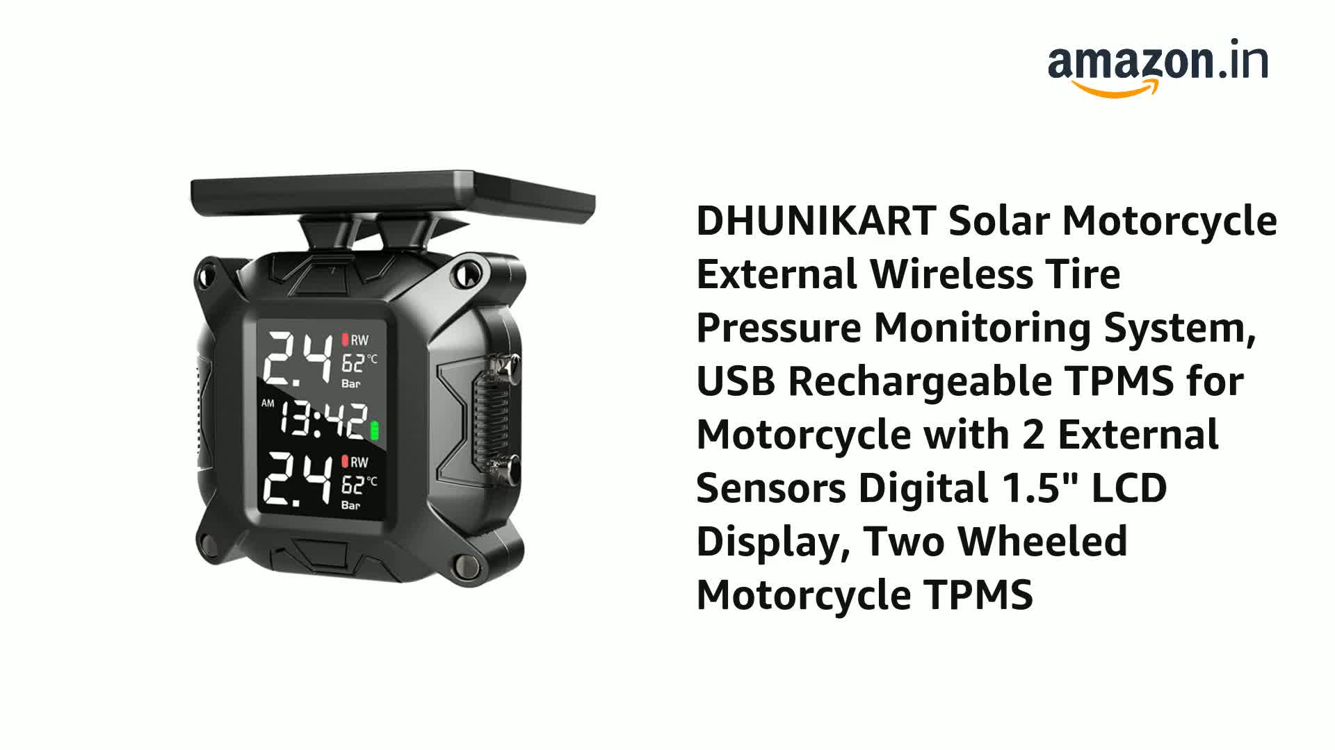 KAOLALI Tyre Pressure Monitoring System Motorcycle TPMS