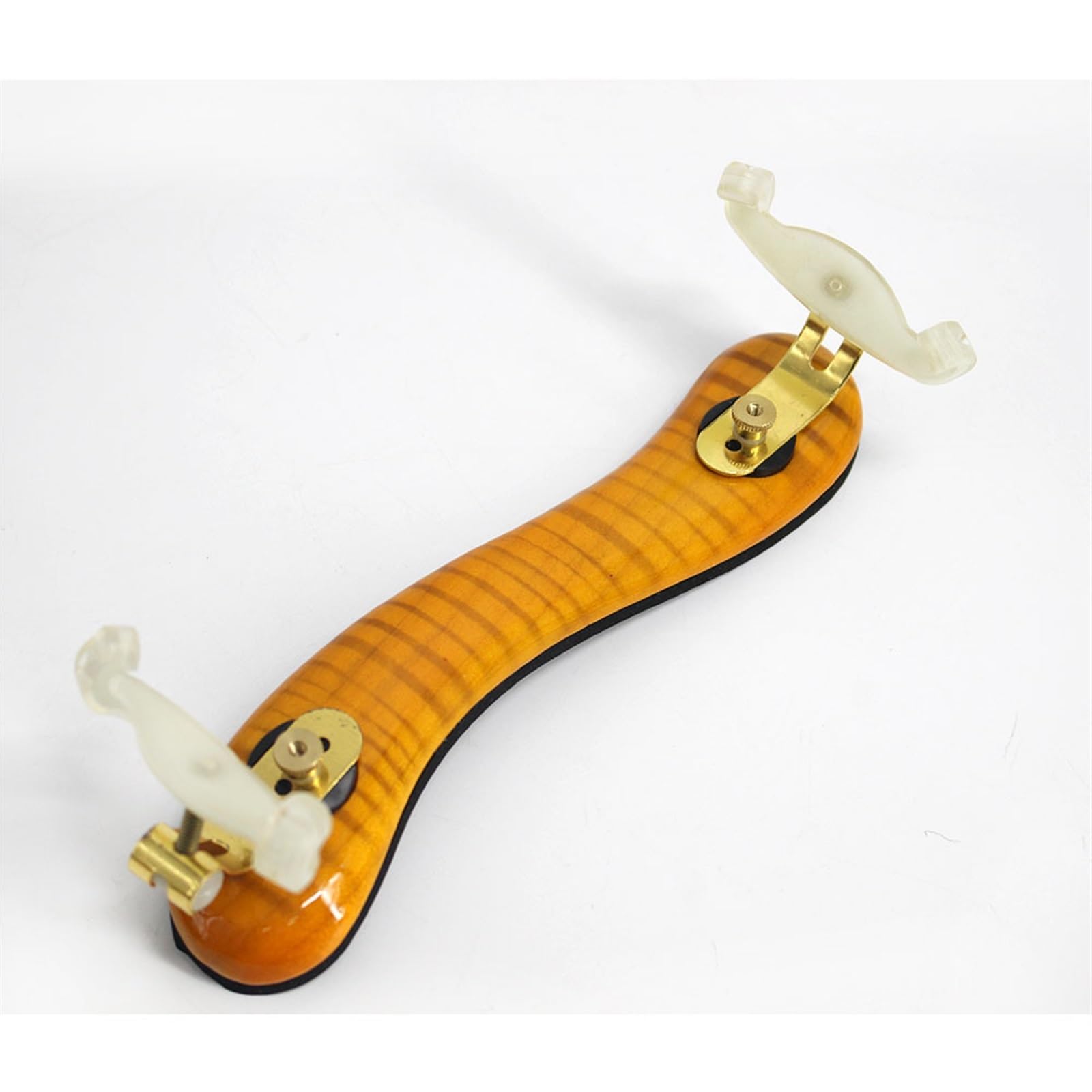 Soporte de hombro para violín Reposabrazos de madera con patrón de arce para violín, 3/4, 4/4, adecuado para profesionales (Color : 3/4)