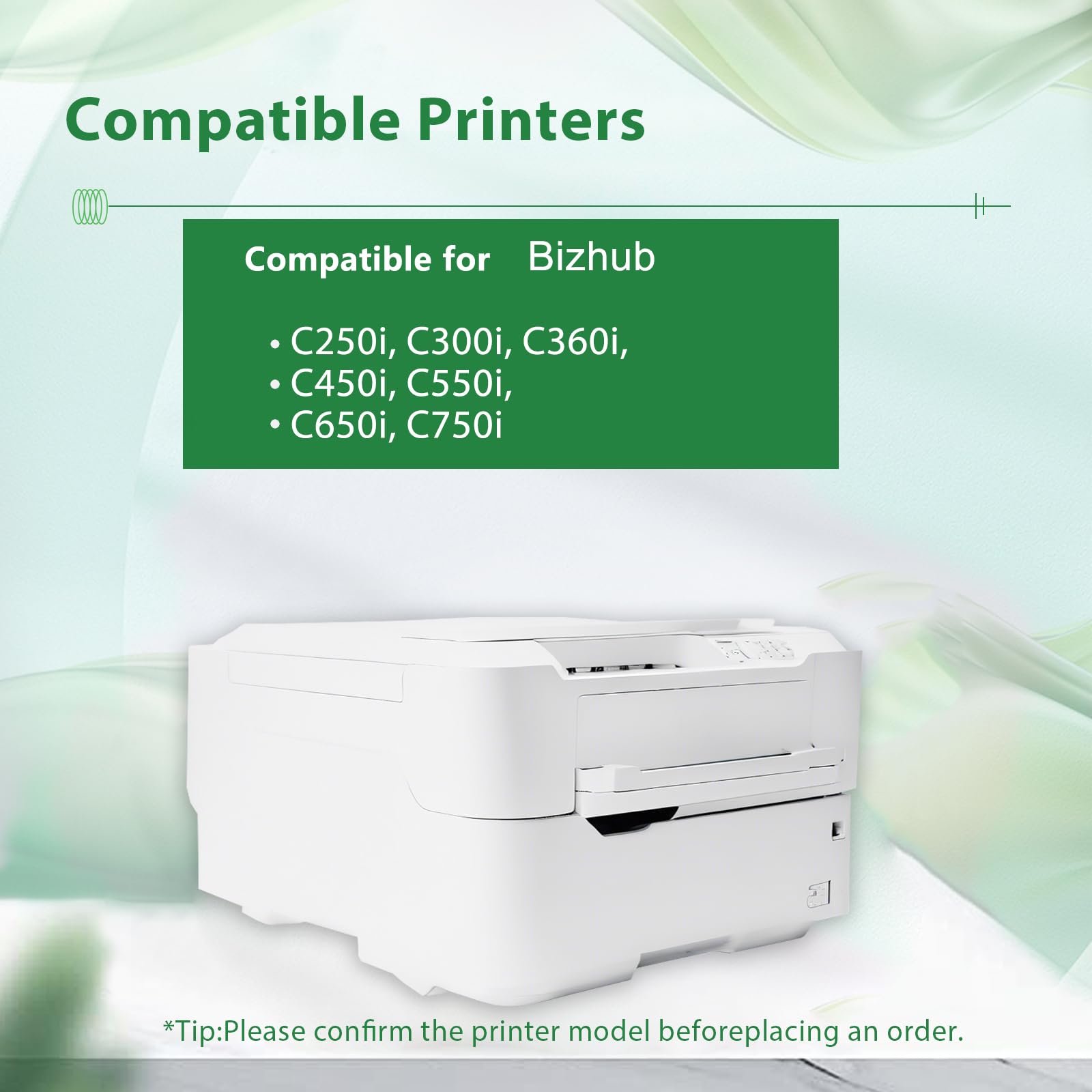 WX-107 pojemnik na zużyty toner kompatybilny z konica Minolta AAVA0Y1 pojemnik na zużyty toner do drukarek Bizhub C250i, C300i, C360i, C450i, C550i, C650i, C750i