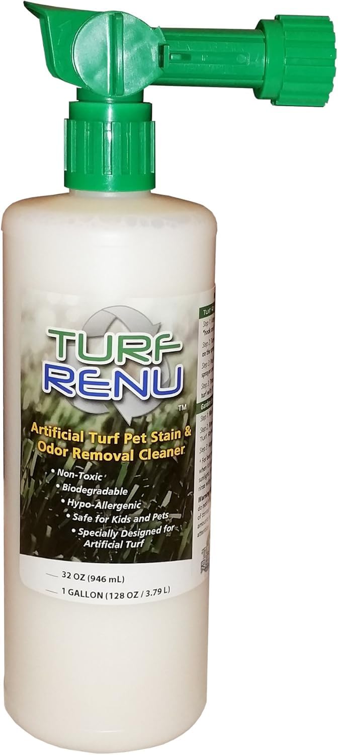 Tr10132 Bio-Enzymatic Cleaning Solution for Synthetic/Artificial Turf and Pet Odor Control with Sprayer, 32-Ounce
