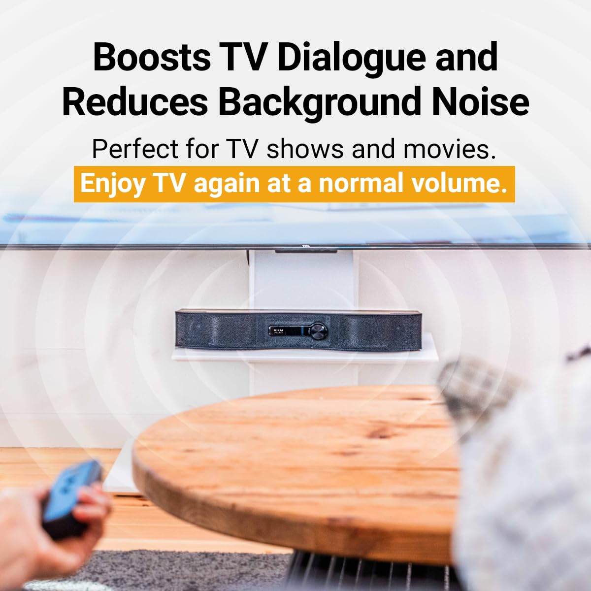 Amazon.com: Mirai Speaker Dialogue Enhancing TV Soundbar with 