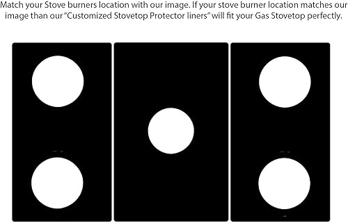 Miniatura 8 de Protectores para estufa Whirlpool Protectores para cubierta de estufas de gas Whirlpool a la medida Protectores fáciles de limpiar para modelo
