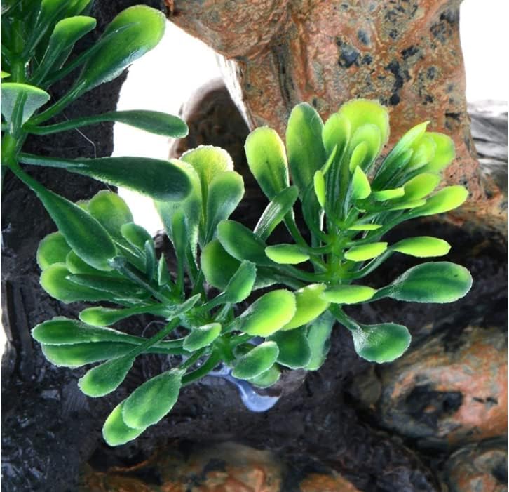 Toolzia Fish Tank Tree Stump Rock Hollow Cave Decoration Aquarium Landscape Ornament Fish Tank Decoration Accessories - Image 5