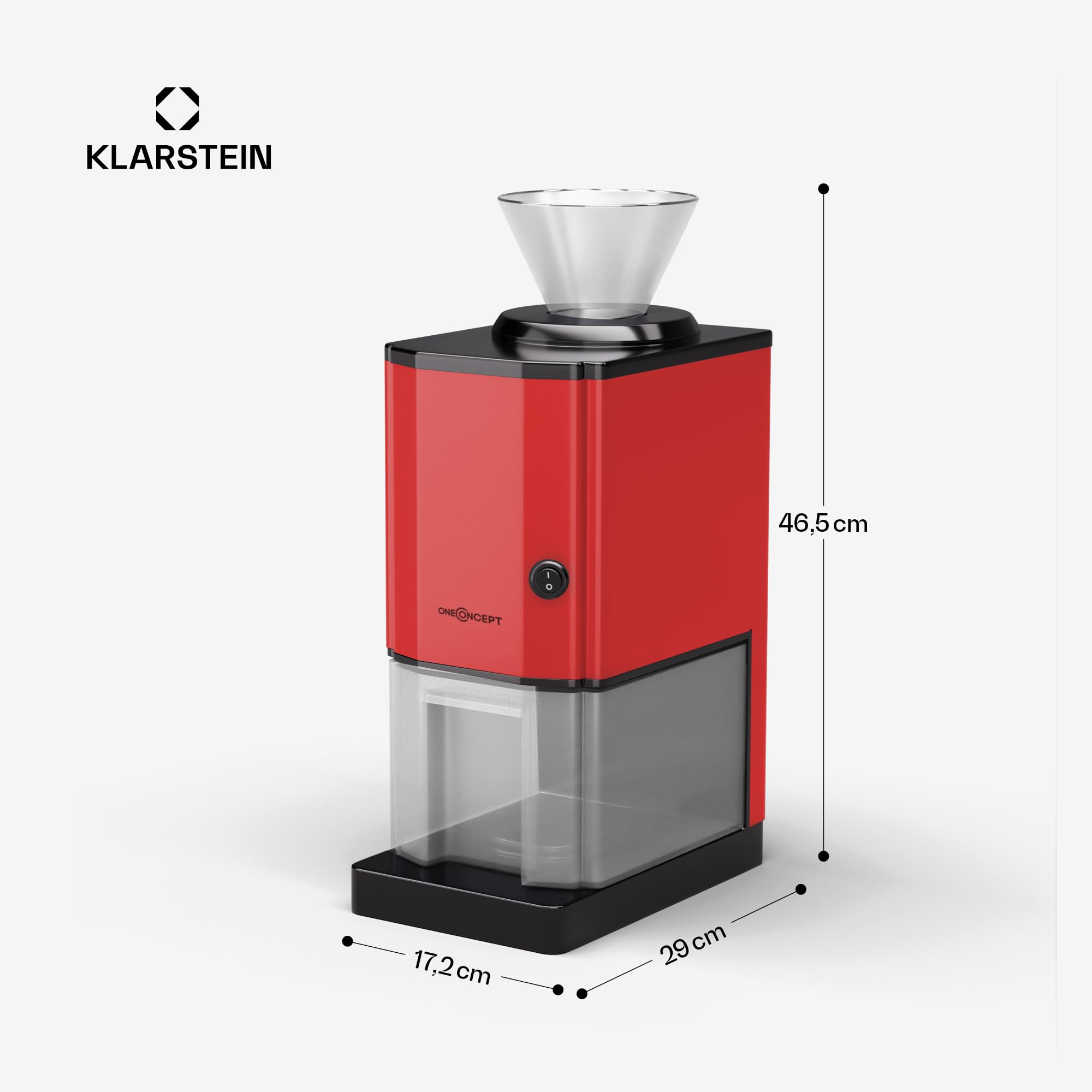 OneConcept Maszyna do lodu kruszonego, Szybka kruszarka do lodu z tacką, Elektryczna kruszarka do o pojemności 3,5L, Przenośna Maszyny do kruszonego 12kg/h