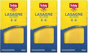 Kit 3 Massa Lasanha Sem Glúten e Lactose Lasagne Schar 250g