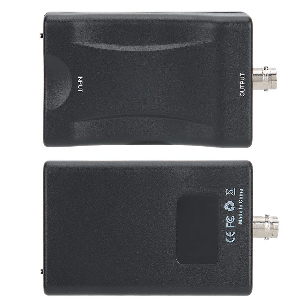 Adattatore da HDMI a BNC, Supporto Formati PAL NTSC, Adattatore Video da HDMI a BNA, con Uscita da 3,5 Mm, per TV, DVD