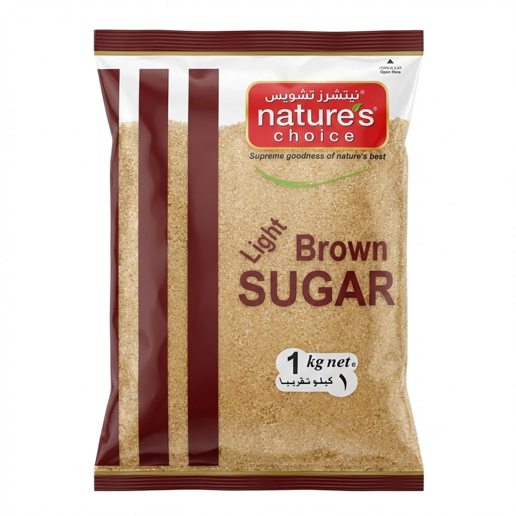 Light Brown Sugar Raw, 1 kg