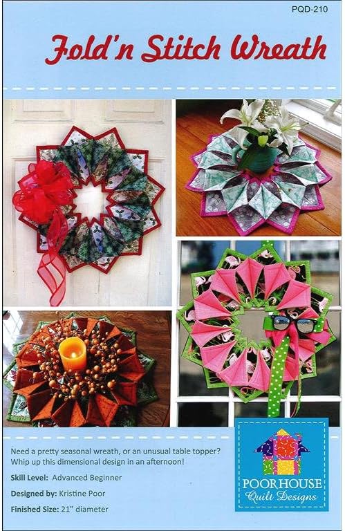 Fold'n Stitch Wreath Ptrn