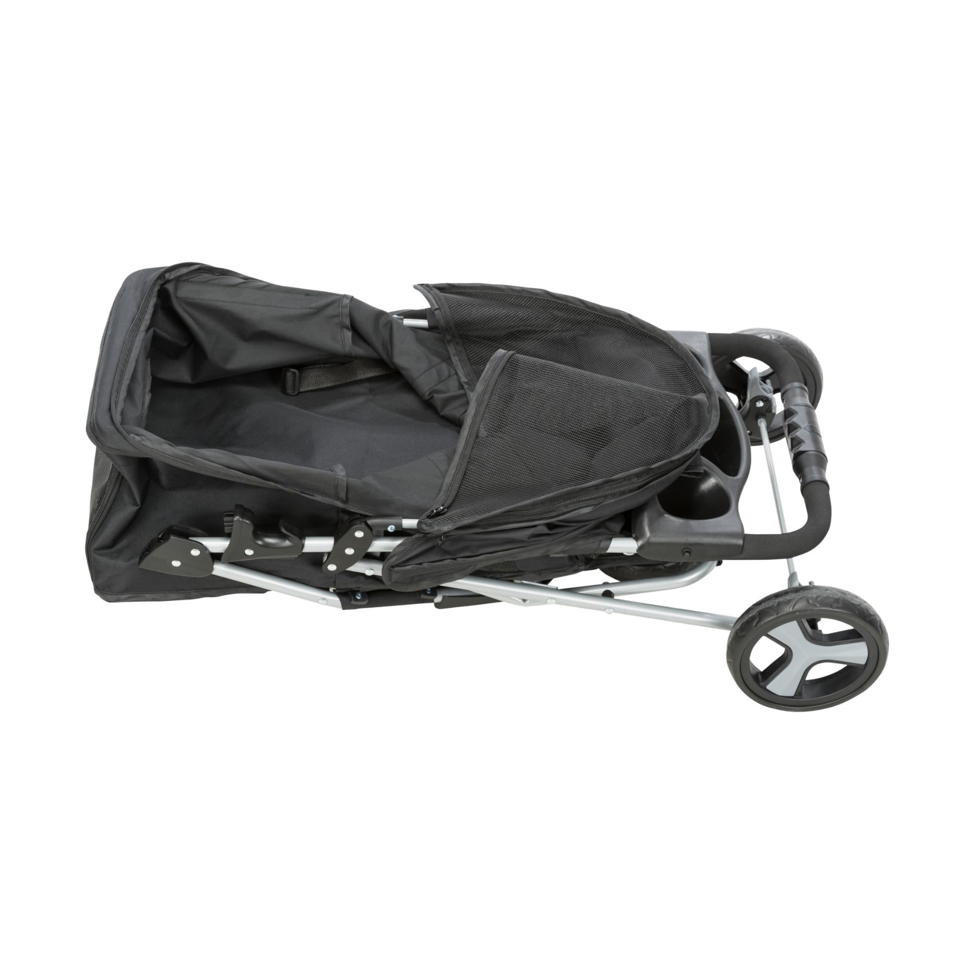TRIXIE Buggy für Hunde, 47 × 100 × 80 CM, 4,6 kg - extra leicht, schwarz, bis 11 kg belastbar - 28958