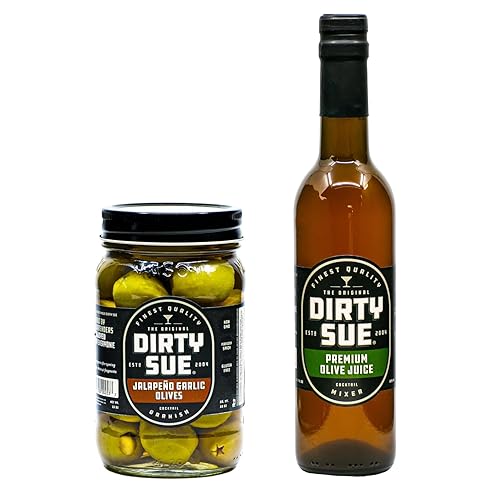 Miniatura 12 de Dirty Sue Paquete combinado de jugo de oliva o cebolla rellena de 16 onzas (ajo)