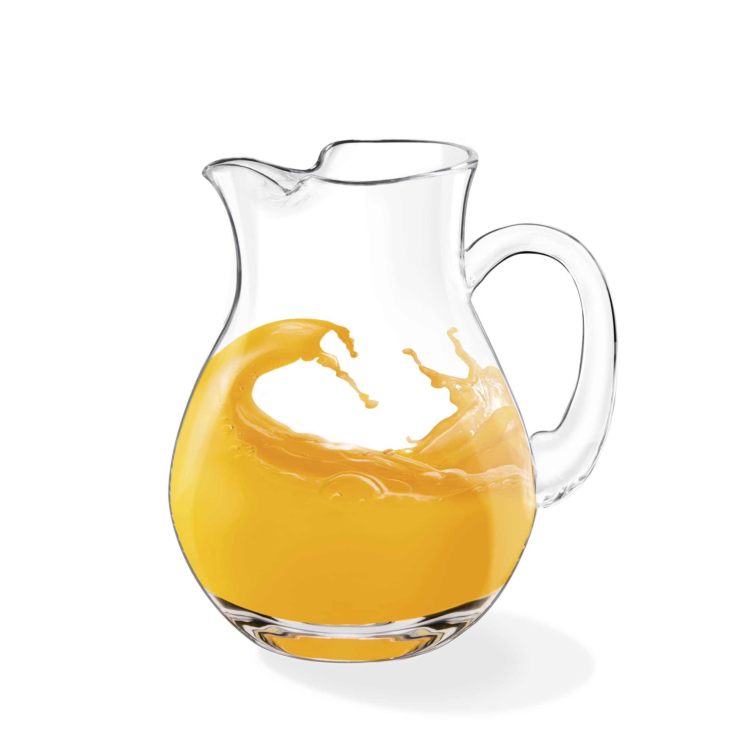 Wilmax Glaskrug 2000 ml | Wasserkrug | Glas-karaffe | Wasserkanne | Glaskaraffe | Weinkaraffe | Glaskanne | WasserKaraffe | Teekanne | Geschenkbox | Transparent | 1 Stück |