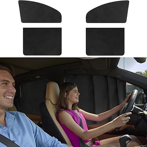 Miniatura 1 de Cortinas para ventana lateral del automóvil, con ventosa, para colgar, retráctiles, protección de sombrilla, sedán, SUV, camioneta, camión,