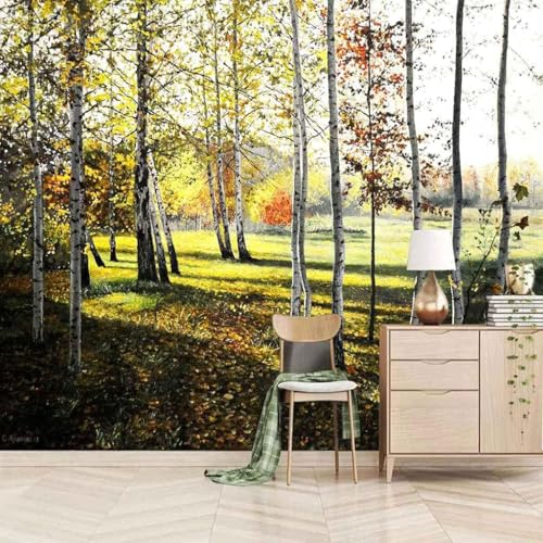 XLMING Frischer Schöner Waldgrüner Rasen Tapete 3D Tapeten Büro Esszimmer Sofa Flur Schlafzimmer Wohnzimmer TV Dekorative Wand-400cm×280cm XLMING Frischer Schöner Waldgrüner Rasen Tapete 3D Tapeten Büro Esszimmer Sofa Flur Schlafzimmer Wohnzimmer TV Dekorative Wand-400cm×280cm