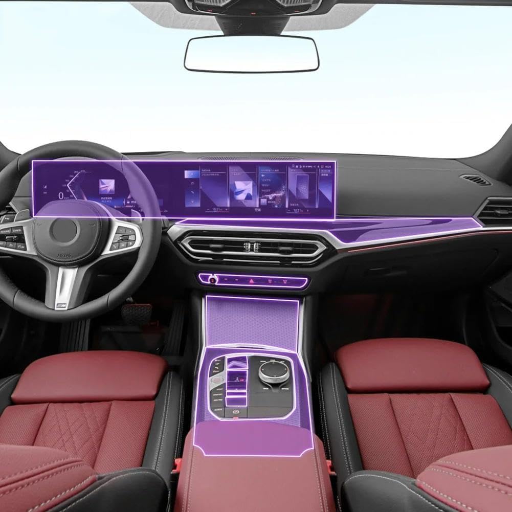 Film PPF console centrale BMW G20 G21 protection invisible haut de gamme - 3
