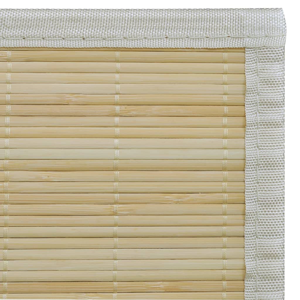 Générique Tapis en Bambou Naturel à Latte rectangulaire 120 x 180 cm, Maison & Jardin, Décorations, Tapis, Beige, (Poids 2.06KG)