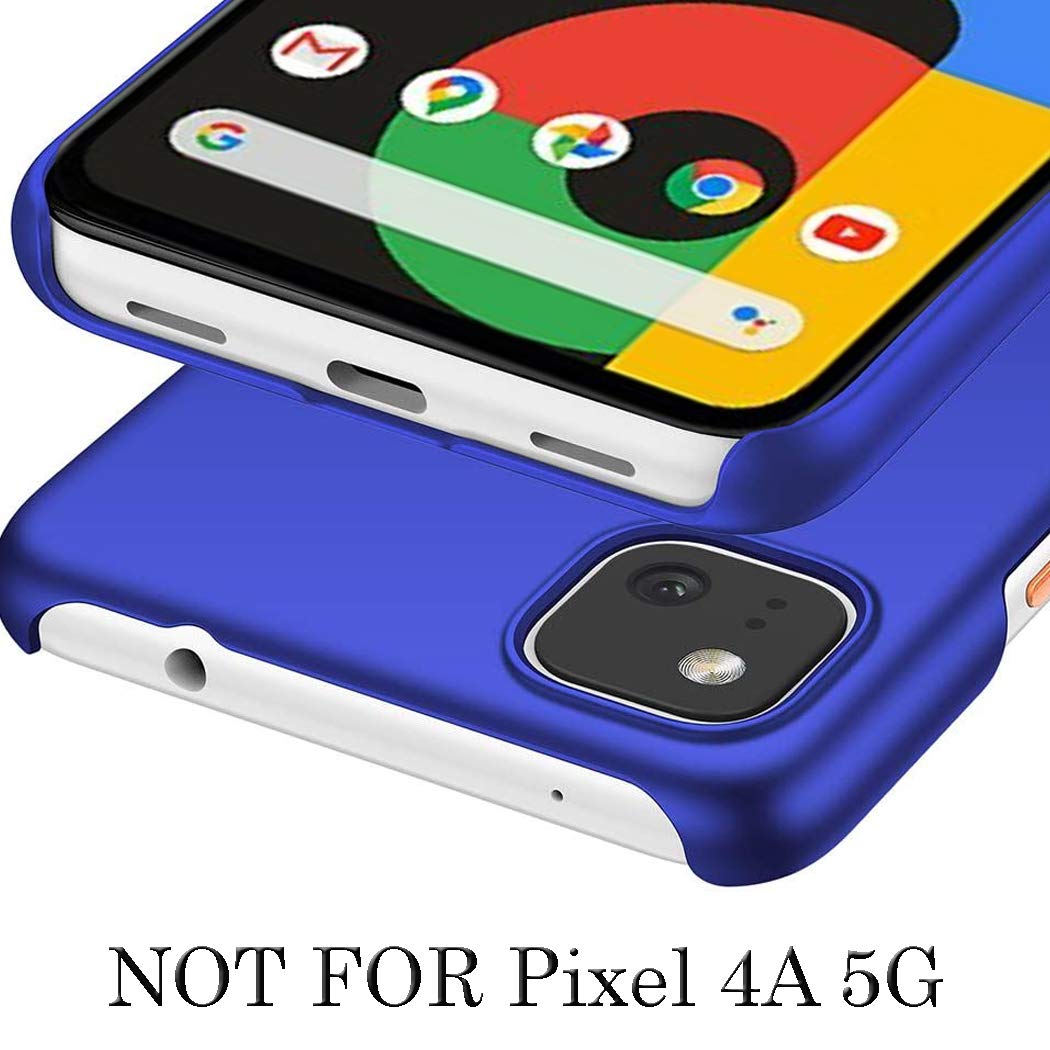 Cover Per Google Pixel 4A Trasparente Con Farfalla Blu - Custodia Sottile In TPU E Silicone Per G025J E GA02099 - Non Per 4A 5G