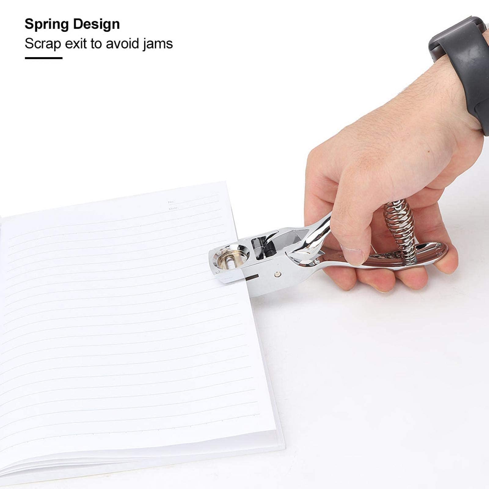 Single Hole Punch, Handheld Slot Hole Puncher for Paper, ID Badges, ID Card, 15 x 4mm Hole - Image 4