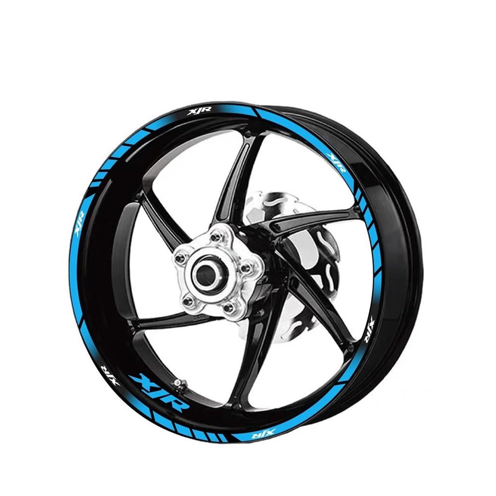 Wheel Stickers Motorcycle Reflective Wheel Decal for XJR 400 1200 1300 XJR1300 XJR400 XJR1200 Hub Stickers Rim Kit Rim Reflective Decal