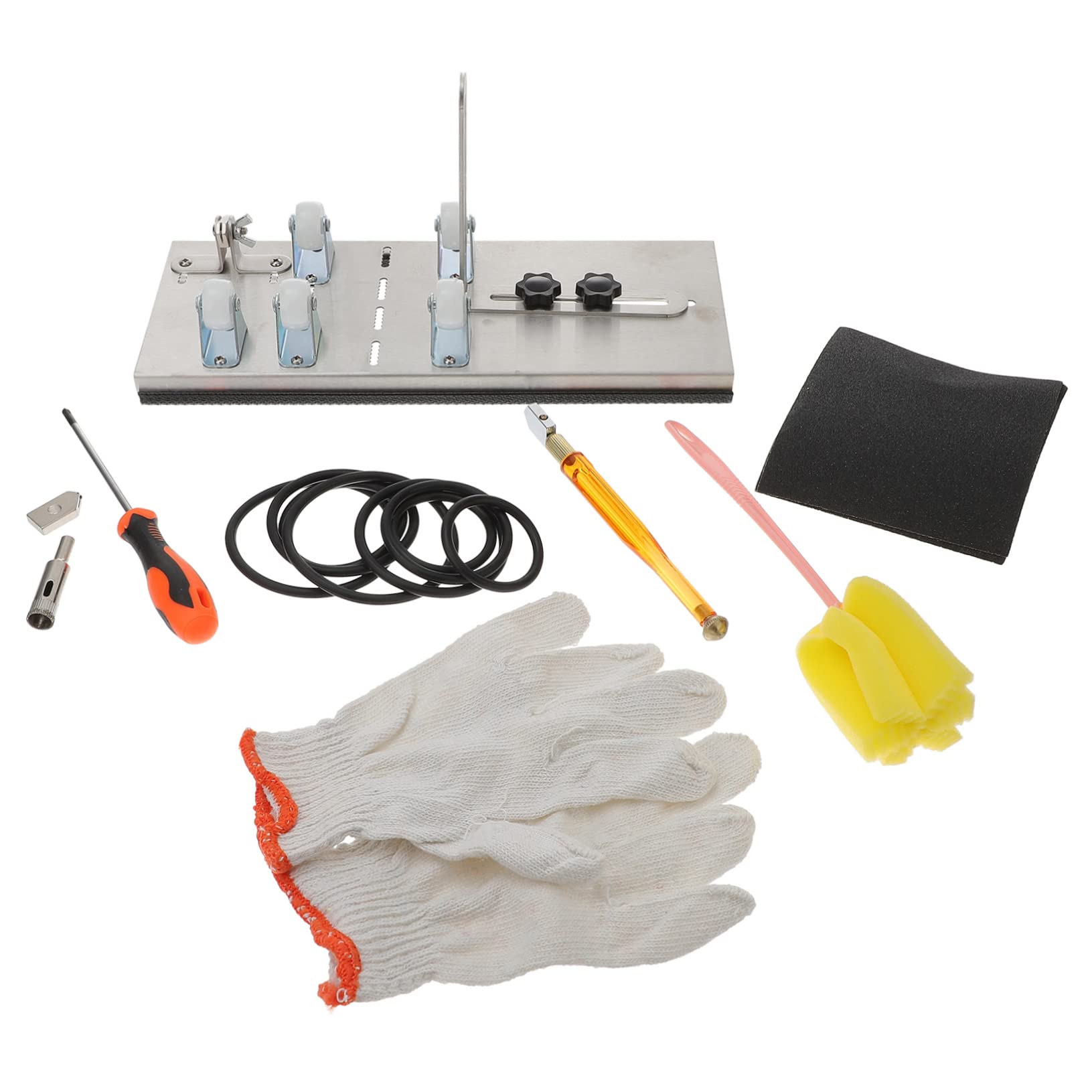 SEWACC 1 Set Glass Bottle Cutter Machine Wine Beer Bottle Cutting Tool Sculptures Includes Wheel Design for Easy Crafting