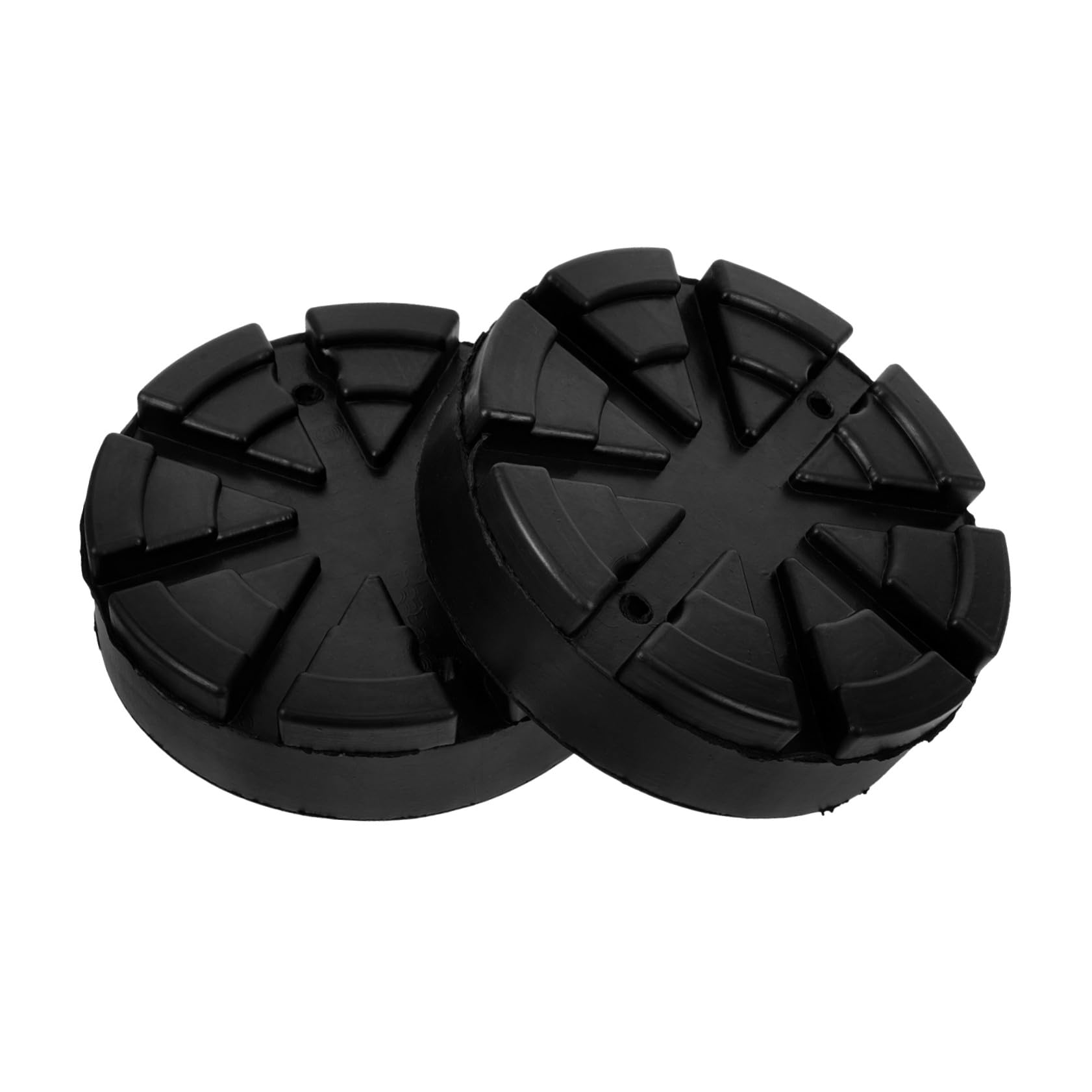 Hemobllo 2 pezzi Tappetini in Gomma per Cric Auto Pad di Supporto Antiscivolo per Cavalletti e Martinetti Idraulici Facili da Installare e Compatibili con Vari Sollevatori