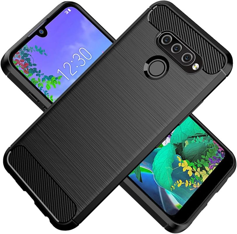 Image of Hybrid Carbon Fiber Back Case for LG Q60 / LG K50 2019 (Black)