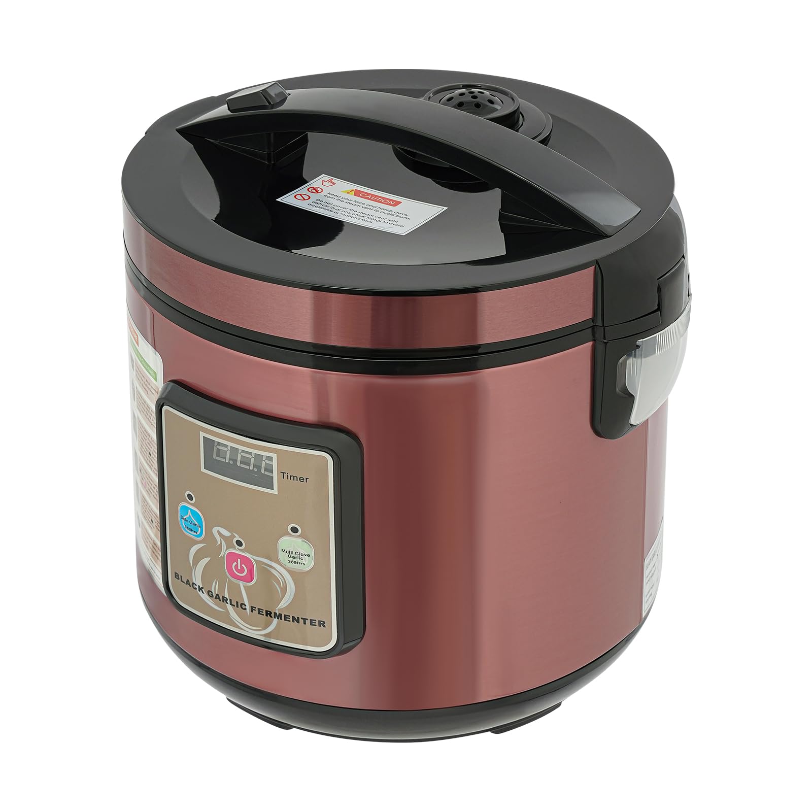 Schwarzer Knoblauch Fermenter 6L Automatischer Intelligenter Knoblauchfermenter 360°-Dreidimensionale Erwärmung 50-85℃, 12 Days/15 Days Kapazität 1.5kg DIY Fermentationsmaschine (Violett)