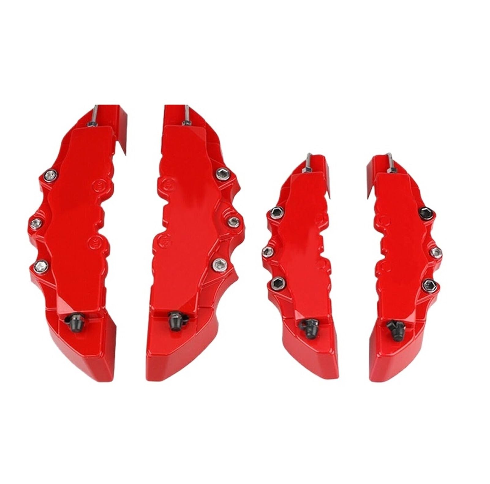 Copertura per Pinza Freno Auto Copri pinze freno rosse stile 3D universali per auto, kit anteriori e posteriori per dischi, parti per freni automobilistici Copri pinza