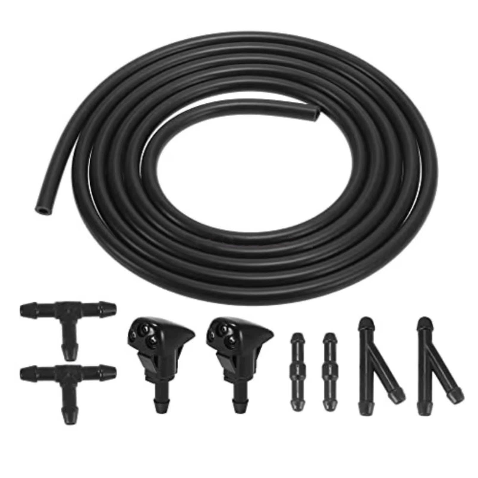 Compatible with Hyundai for Accent 2003 2004 2005 for Elantra 1999 2000 2001 2002 2003 2004 Windscreen Spray Nozzles 986303K500 98630YY000 Windshield Washer Nozzles(1 Set (6 Connectors))