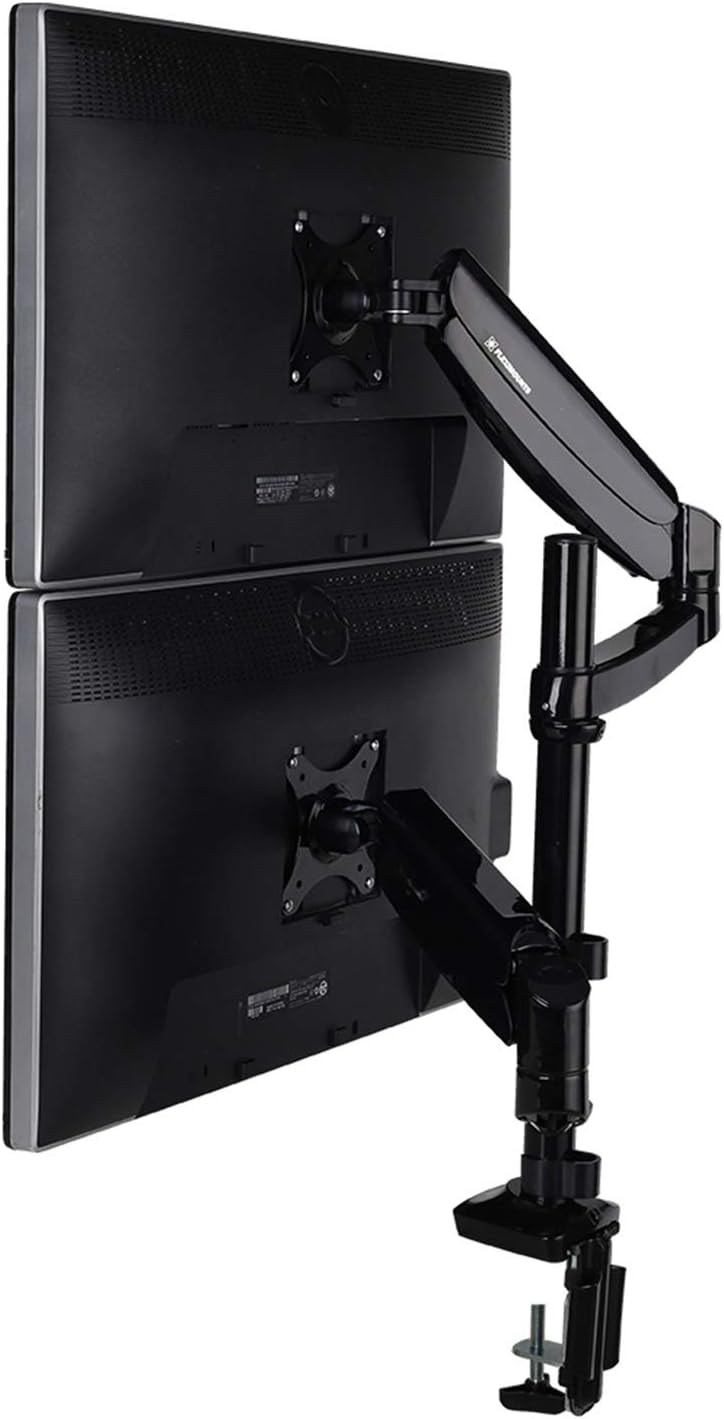 FLEXIMOUNTS stacking monitor Vertical Dual Monitor Mount LCD arm,Full