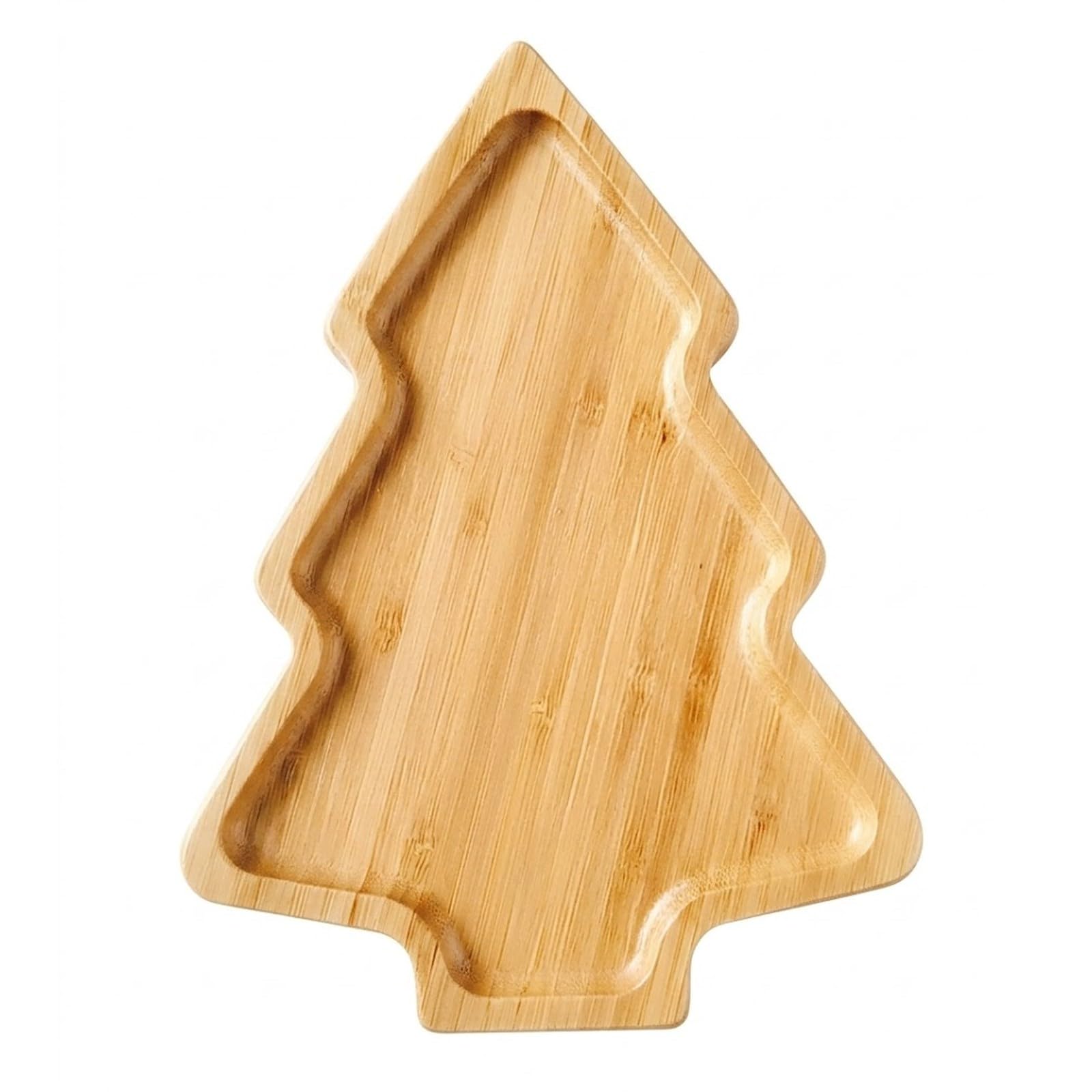 Plat de Noël sapin en bois et plateau de service pour sushis