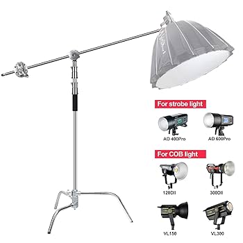 Amazon | EACHSHOT ステンレス鋼 撮影 センチュリースタンド C