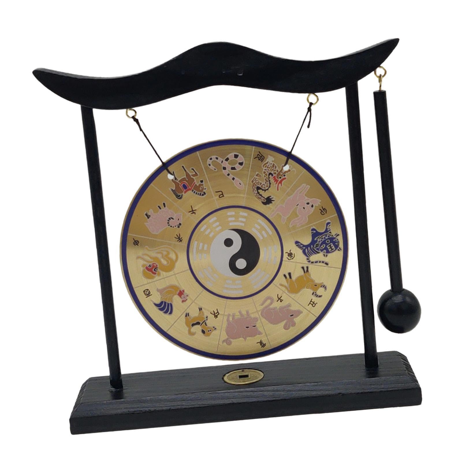 Gongs de viento únicos, arte, campana de latón, gong,Estilo E