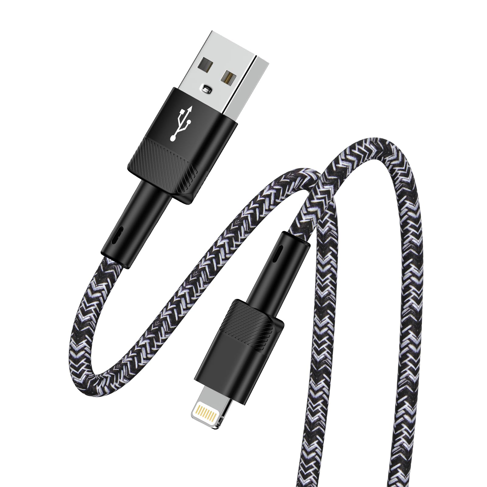 2 Stück Auto AUX Kabel für iPhone, Lightning auf 3.5mm Audio