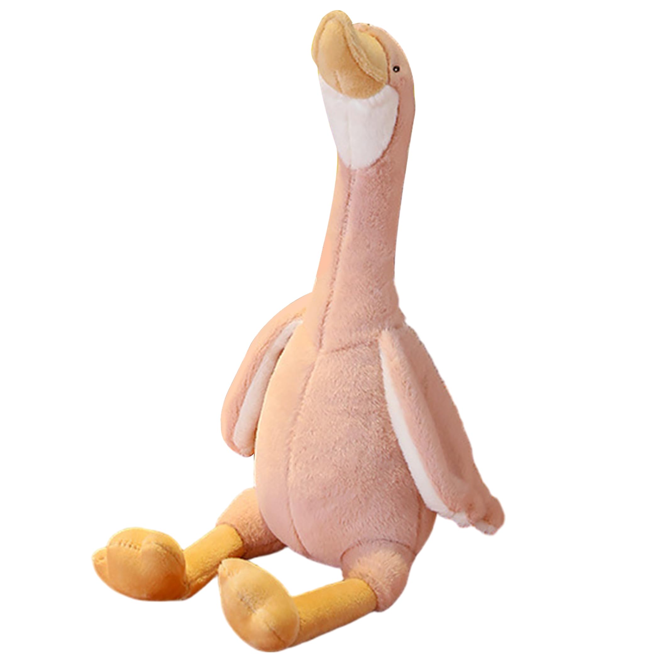 Morbida papera di peluche, capre bianche in spugna per letto e divano, bellissimo oggetto decorativo per armadio, 24 pollici