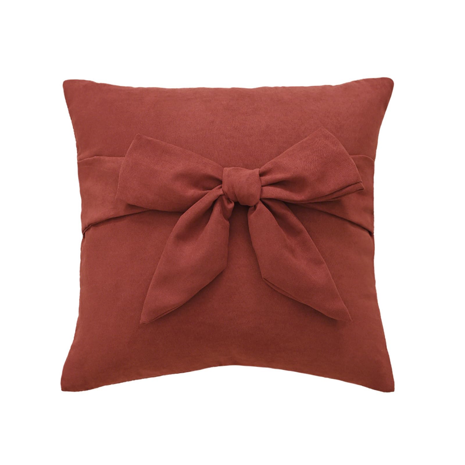 Geavonyg Bowknot Pillow Cover Accessory for Decorative Accent and Bowknot Pillow Cover