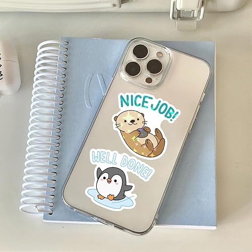 Miniatura 6 de 200 calcomanías holográficas de recompensa de animales para niños, lindas calcomanías de afirmación inspiradoras con citas motivacionales para