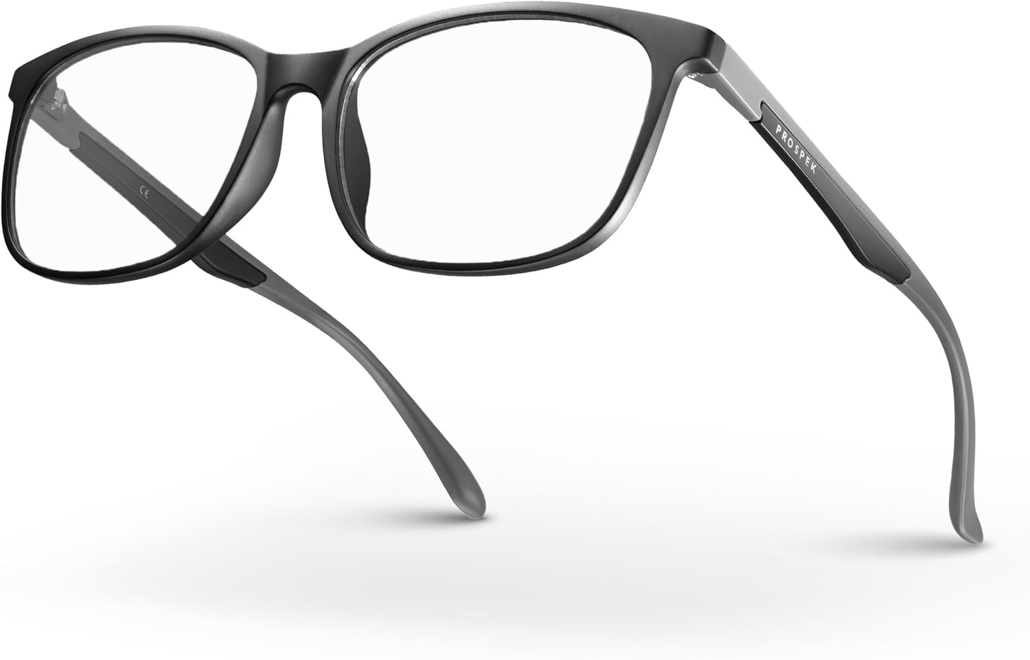 Prospek CARBON Blue Light Blocking Glasses - Clear Lens for Office & Meetings - Daytime Computer Gaming Eyewear 9am-6pm - Reduce Eye Strain Headaches - Professional Style for Men Women