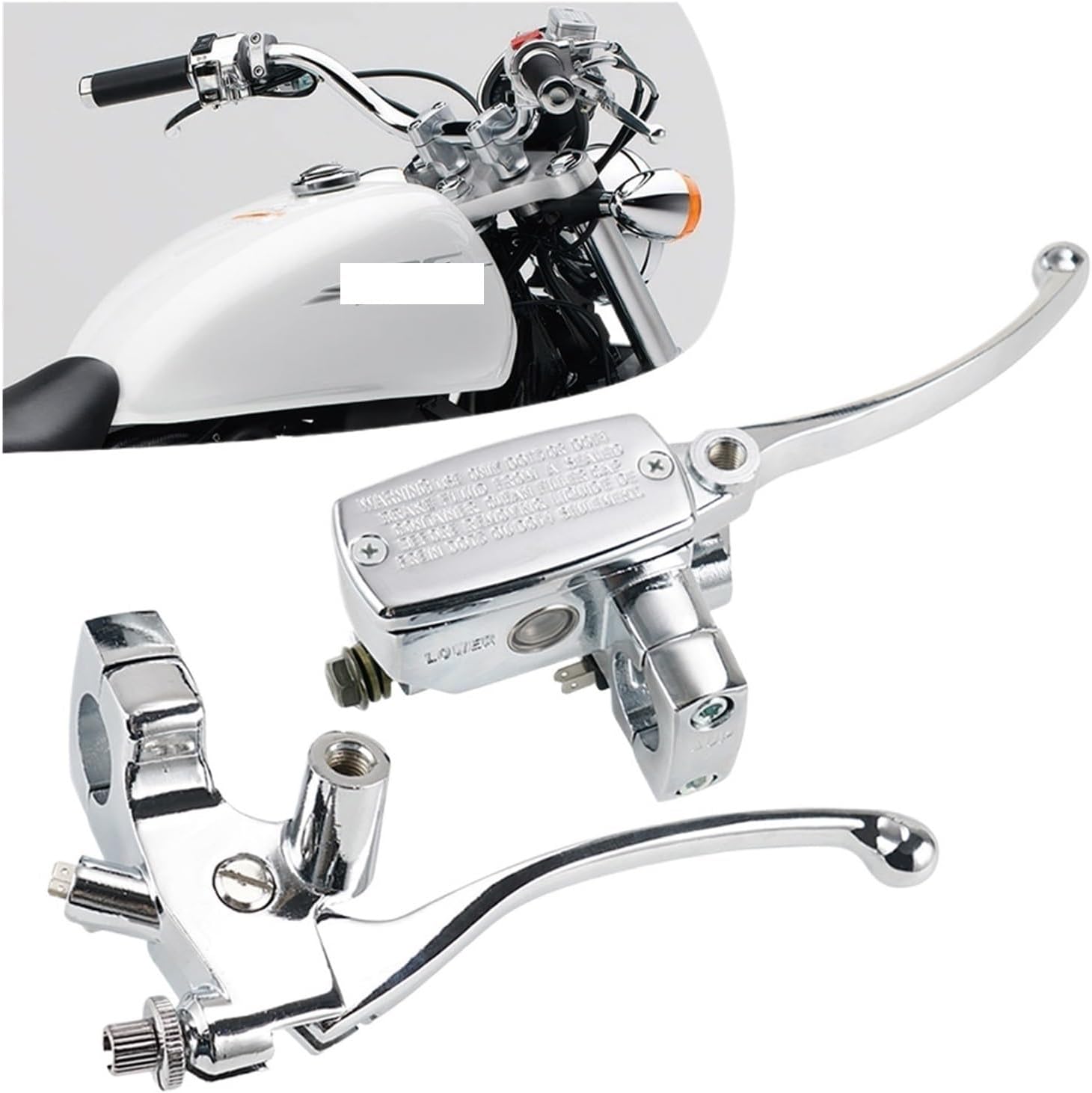 Motorcycle 1" Handlebar Master Cylinder Brake Clutch Lever Fit for Honda Fit for Suzuki Shadow 750 Vulcan 800 Boulevard VStar 650