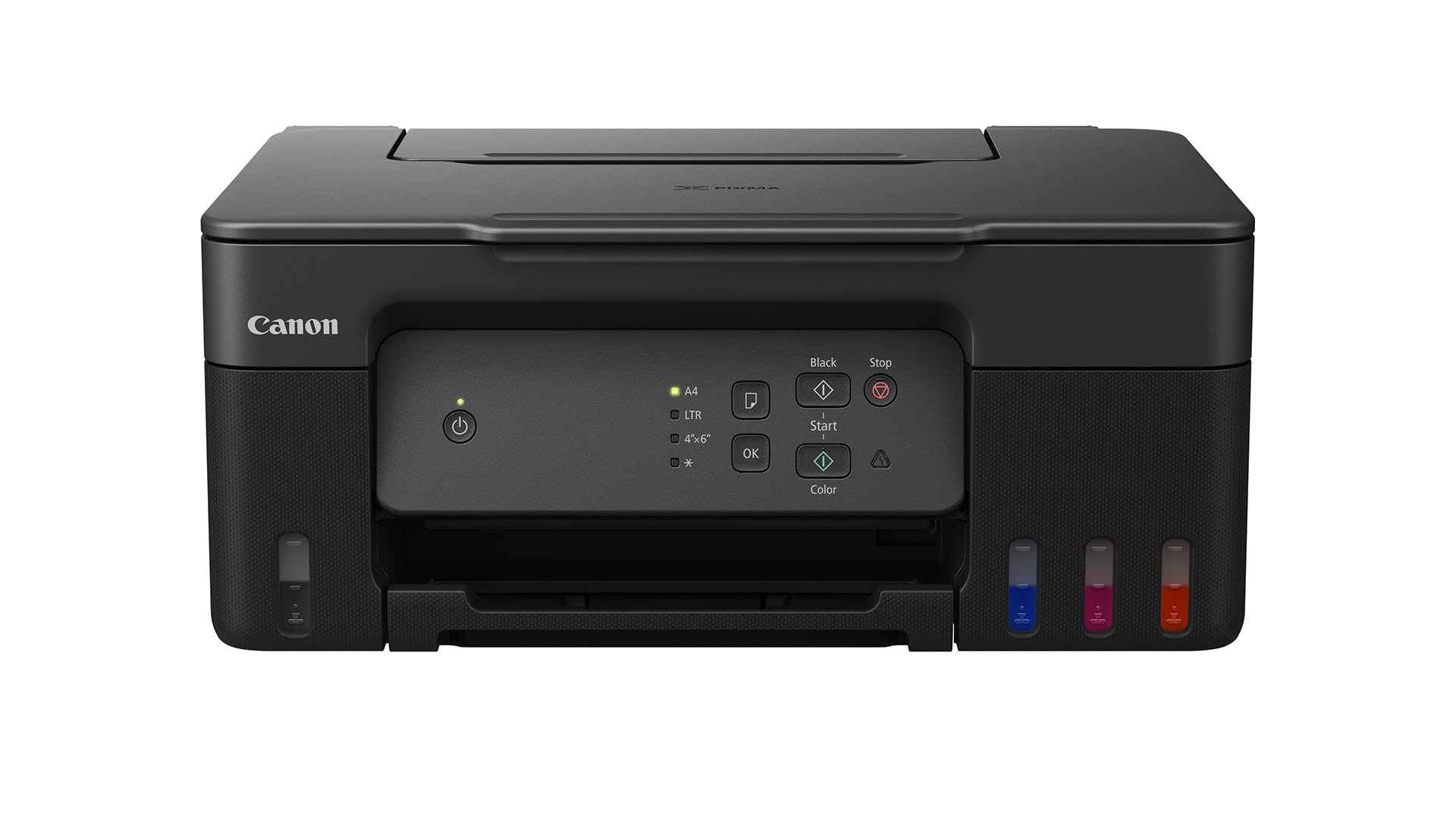 PIXMA G2430 Colour 3-in-1 Refillable MegaTank Printer, Fast, affordable and efficient MegaTank printer, Black